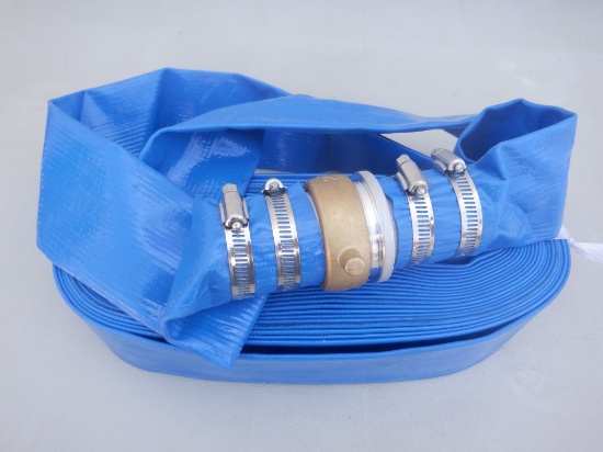Unused 2in x 50ft Discharge Water Hose.