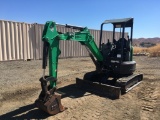 2016 Bobcat E26 Mini Excavator,