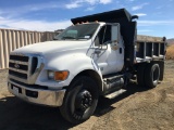 2012 Ford F750 XL Dump Truck,