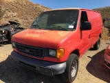2005 Ford Econoline E250 Cargo Van,