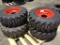 (4) 12-16.5NHS Skid Steer Tires & Rims.