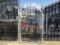 Unused 48In Wrought Iron Man Gate w/Horse Motif.