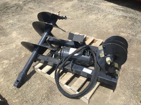 Unused 2023 Wolverine Hydraulic Auger Attachment,