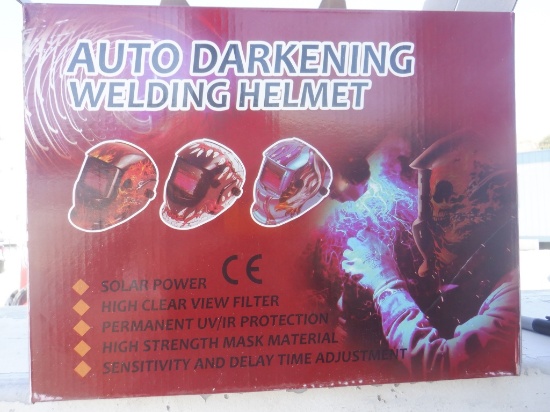 Unused Auto Darkening Welding Helmet.
