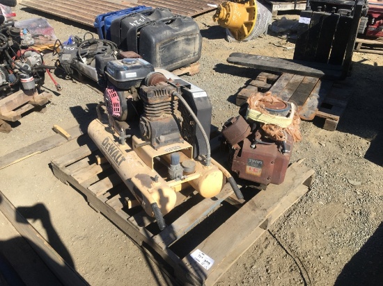 DeWalt Air Compressor and Misc Motor.