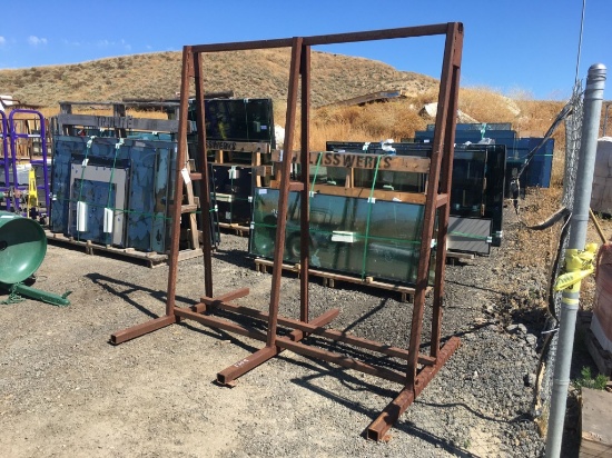 5ft x 7ft x 88in Steel A-Frame Rack.
