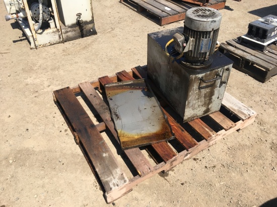 Hydraulic Oil Tank w/1 HP Tantung Electric Motor,