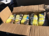(10) Unused 2in x 27ft Ratchet Cargo Straps.