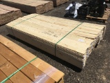 Stack of 1in x 3.5in x 96in Lumber.
