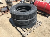 Misc Truck Tire & Rim, and (2) Misc Truck Tires.