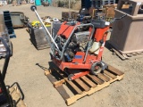 Husqvarna AFS524 Walk-Behind Concrete Saw.