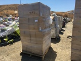 Pallet of Misc 18.6in Jessa Ecru Resin Planters.