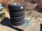 (4) Misc LT245/75R17 Tires & Rims.