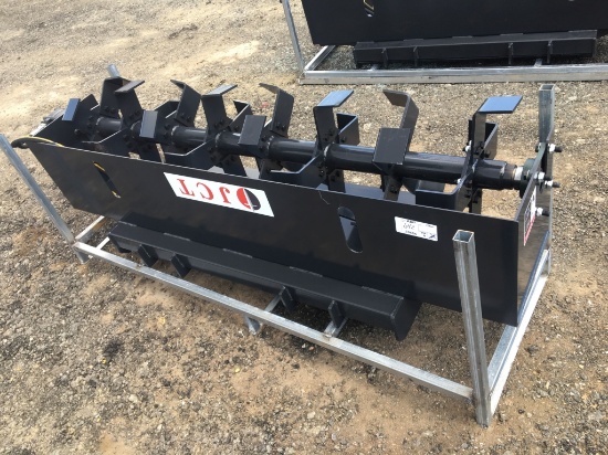 Unused 2023 JCT 72in Roto Tiller Attachment,