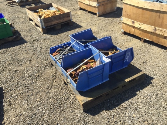 Pallet of Misc Bucket Teeth & Shanks.