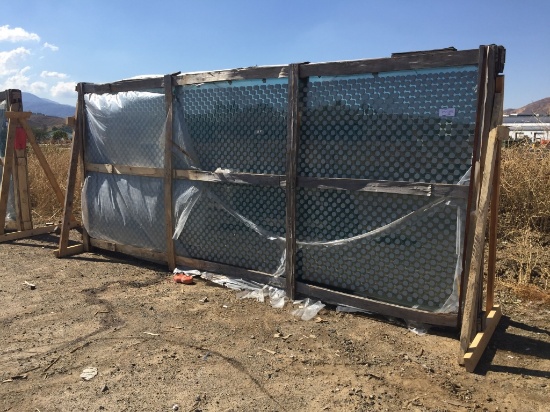 6ft x 14ft Misc Glass Pieces.