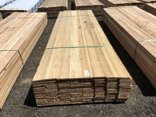 (Approx 152) 1in x 6in x 12ft Cedar Planks.