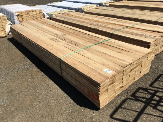 (Approx 160) 1in x 6in x 12ft Cedar Planks.
