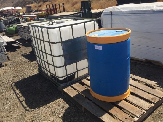 Plastic Barrel, & Plastic Water Tank.