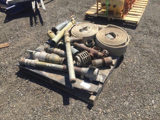 Pallet of Misc Items, Including Water Hoses,