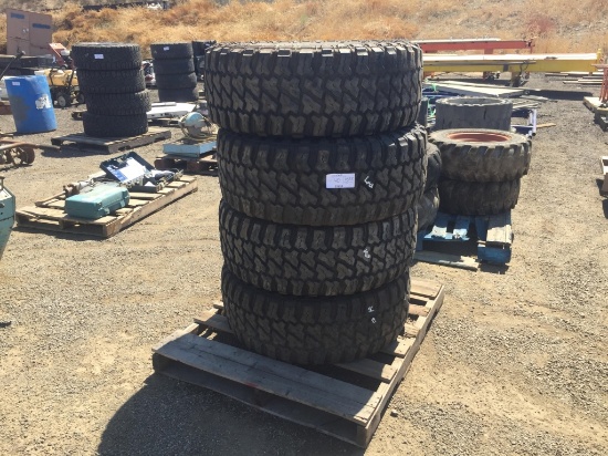 (4) LT325/60R20 Tires.