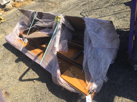 Pallet of Misc Metal Bucket Shells & Edges.