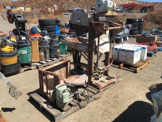 (2) MK Masonry Saws.