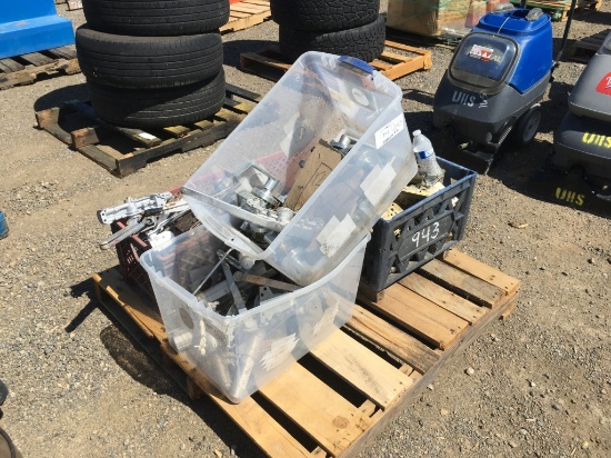 Pallet of Misc Items, Including Door Handles,