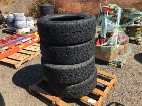 (4) Cooper 265/60R20 Tires.