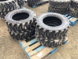 (4) Unused SS Loader 10-16.5 Skid Steer Tires.