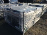 (40) 7ft x 5ft Wrought Iron Site Fence.