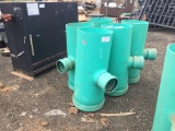 (5) Nylo 36in Plastic Pipe Drain Basin.
