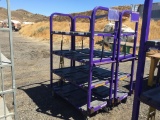 (2) Towable Metal 4-Tier Cart.