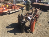 (2) Compressed Bottle Carts w/ (5) Compressed Air