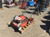 Gas Lawn Mower, and (2) Gas Blowers.