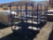 (2) Towable Metal 4-Tier Cart.