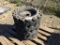 (4) Misc 5.70-12 Solid Skid Steer Tires.