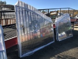 Unused 16ft Bi-Parting Wrought Iron Gate w/Tree