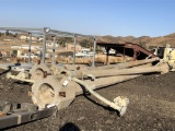 Set of (5) 27ft Light Post/Fixtures.