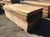 Stack of Misc 4ft x 8ft Plywood.
