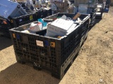 (2) Plastic Crates of Misc Items, Including