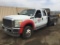 2011 Ford F550 Crew Cab Flatbed Truck,