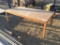 42in x 90in x 30in Plywood Table.
