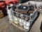 Metal Crate of Misc Propane Bottles & Tanks.