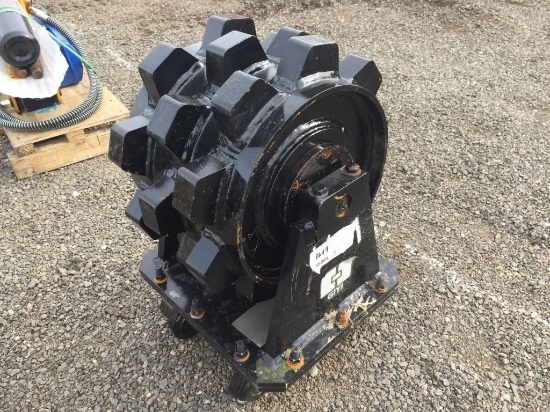 Unused Giyi Compaction Wheel Attachment,
