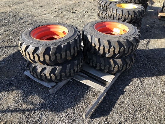 (4) Unused Camso Forerunner 10-16.5 Tires & Rims.