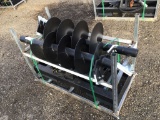 Unused JCT Hydraulic Auger Attachment,