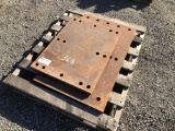 (2) Misc 1in Thick Steel Plates