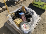 Pallet of Misc Items, Including Jacks, Tires, etc.