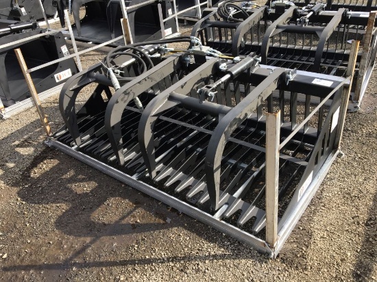 Unused JCT 72in Rock Grapple Bucket,